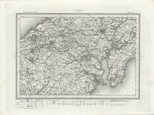 Historic Map : 352 Falmouth 1896 - Vintage Wall Art
