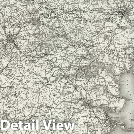 Historic Map : 352 Falmouth 1896 - Vintage Wall Art
