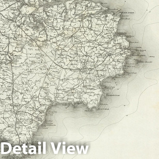 Historic Map : 359 Falmouth 1895 - Vintage Wall Art