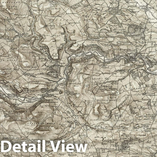 Historic Map : 41 Richmond (Hills) 1898 - Vintage Wall Art