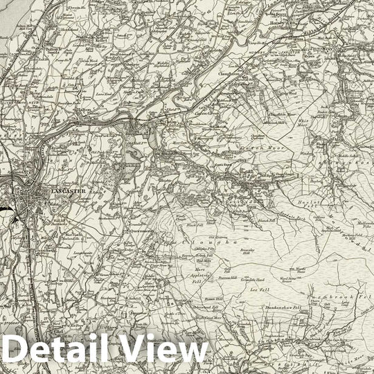 Historic Map : 59 Lancaster 1898 - Vintage Wall Art