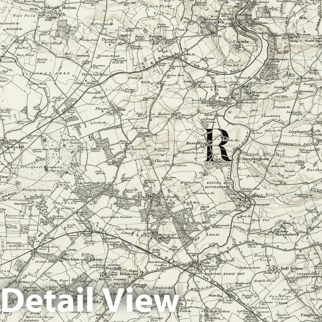 Historic Map : 63 York (Hills) 1898 - Vintage Wall Art
