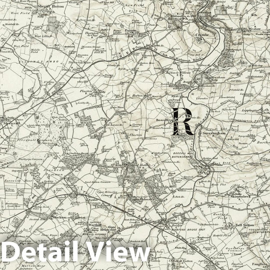 Historic Map : 63 York (Hills) 1898 - Vintage Wall Art