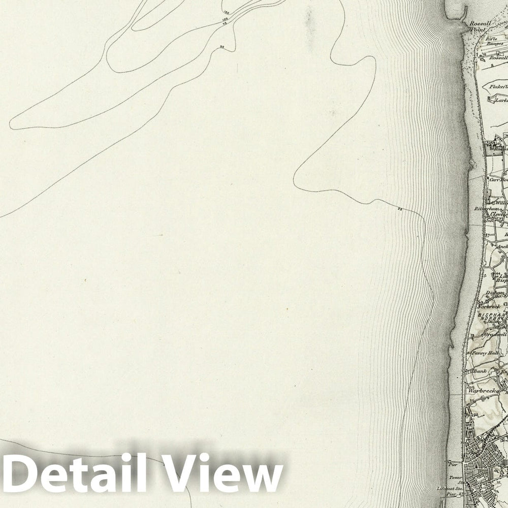 Historic Map : 66 Fleetwood (Hills) 1897 - Vintage Wall Art