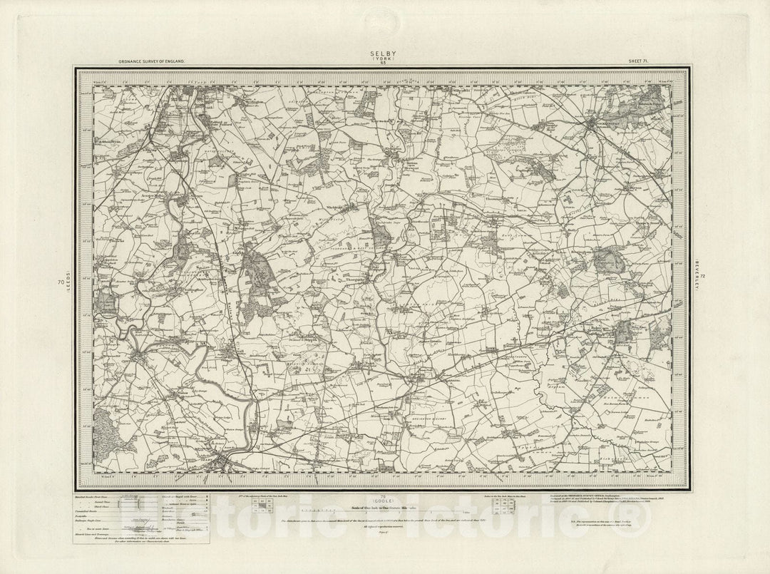 Historic Map : 71 Selby 1898 - Vintage Wall Art