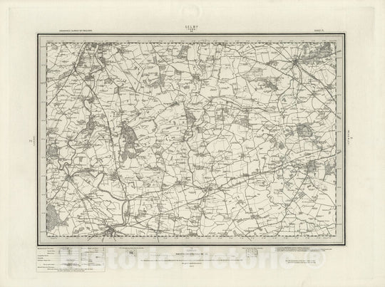 Historic Map : 71 Selby 1898 - Vintage Wall Art