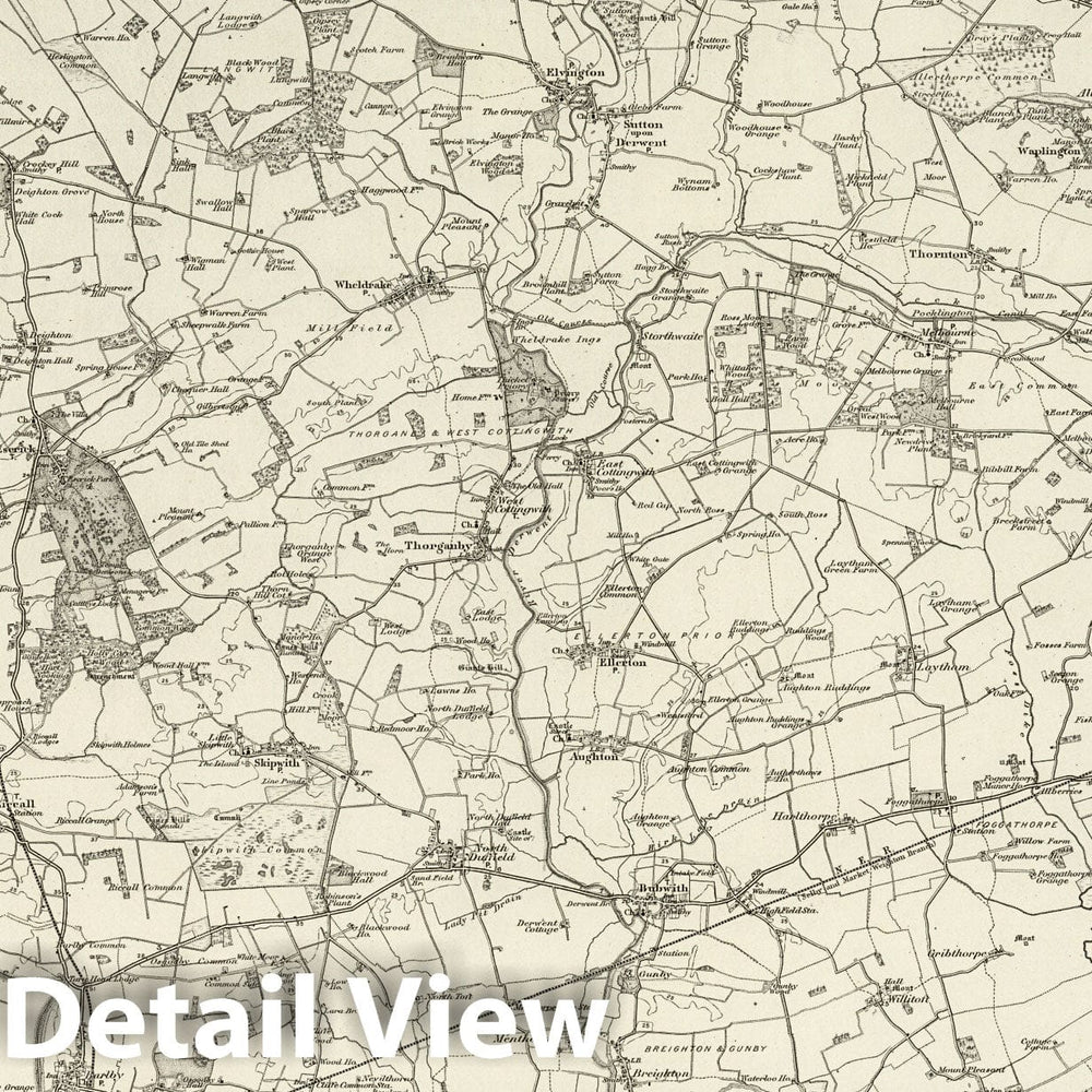 Historic Map : 71 Selby 1898 - Vintage Wall Art