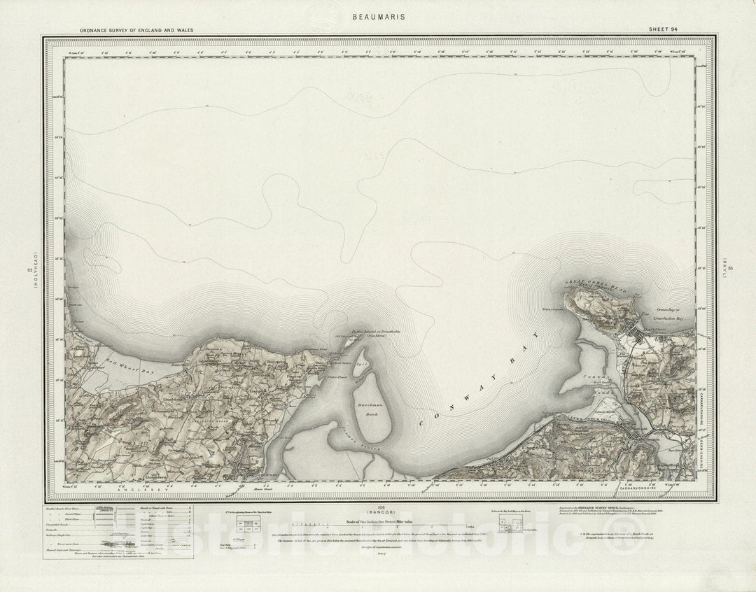 Historic Map : 94 Beaumaris (Hills) 1899 - Vintage Wall Art