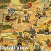 Historic Map : Bavaria, Hesse, Wurtemberg-Baden : US zone 1948 - Vintage Wall Art