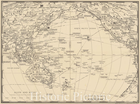 Historic Map : War map of Pacific Ocean area, 1944 v1