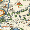 Historic Map - 42nd Inf. (Infantry), Rainbow Div. (Division), (U.S. Army). 1945, Historic Map - Vintage Wall Art