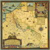 Historic Map : The Great War Map, 1926 - Vintage Wall Art
