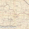 Historic Map : State Postal Map Missouri October 30, 1964. - Vintage Wall Art