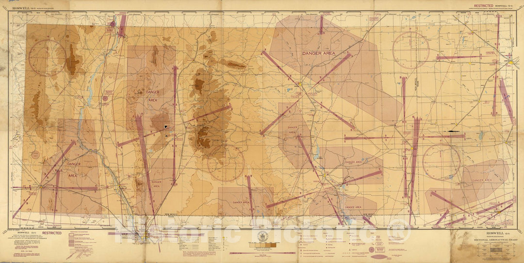 Historic Map : Phoenix (Q-3) 1944 v2 - Vintage Wall Art