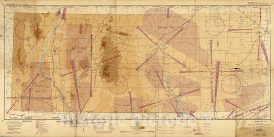 Historic Map : Phoenix (Q-3) 1944 v2 - Vintage Wall Art