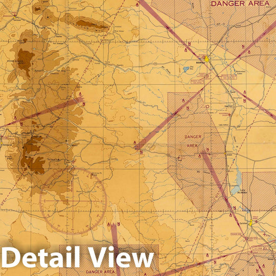 Historic Map : Phoenix (Q-3) 1944 v2 - Vintage Wall Art