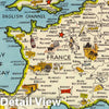 Historic Map : Mem-O-Map of Europe, 1946 - Vintage Wall Art