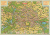 Historic Map : Germany , Berlin Germany, Pocket Map, Berlin 1931 , Vintage Wall Art