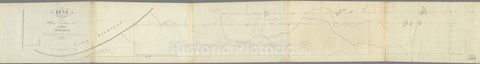 Historic Map : Northern Boundary Line Of The State Of Indiana, 1827, Vintage Wall Decor
