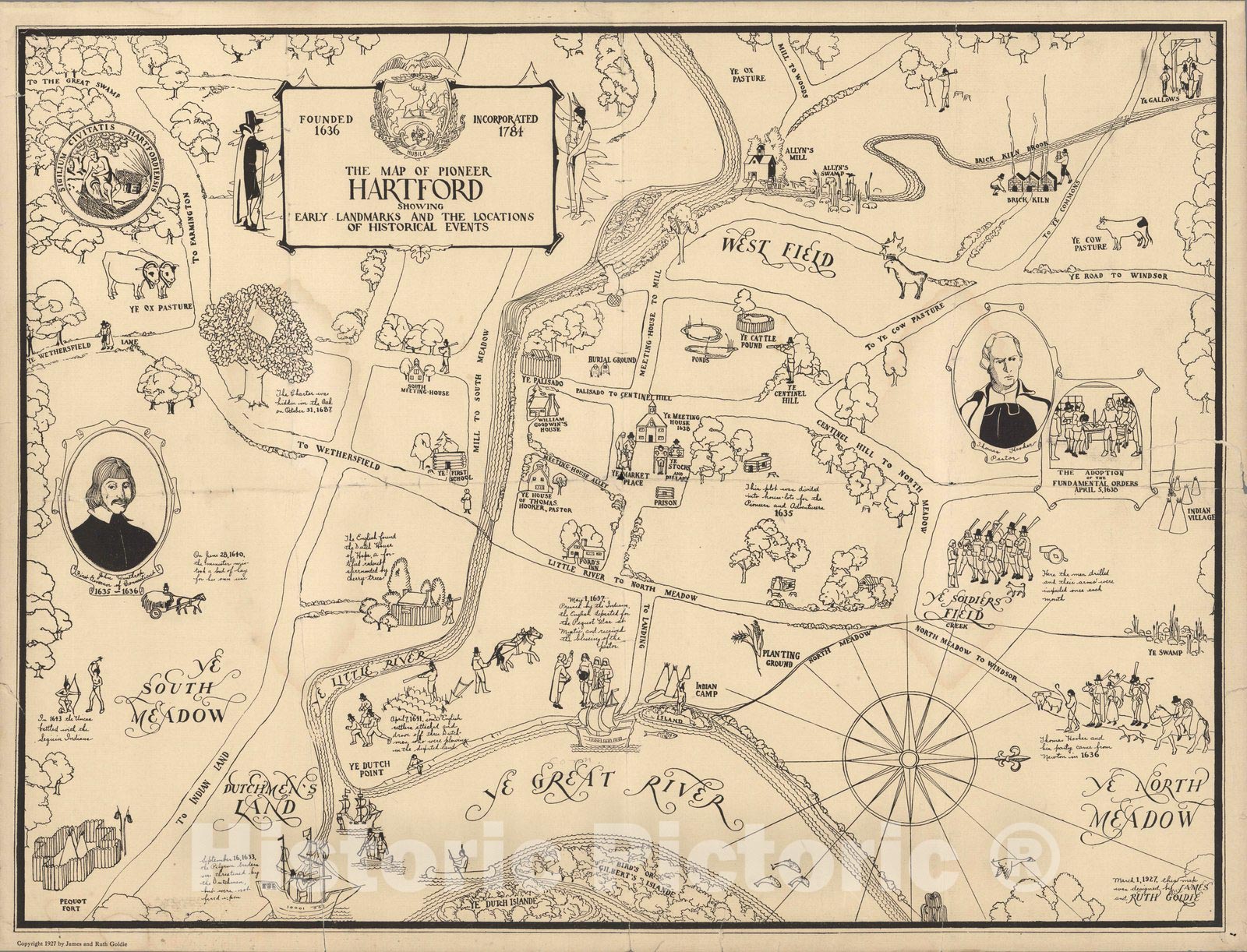 Map Of Connecticut In 1636 Slavery North Fellows' Research Work