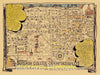 Historic Map - Wabash College - Crawfordsville Indiana 1928 - Vintage Wall Art