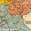 Historic Map : Germany, Atlanta-Karte der Besatzungs-Zonen 1946 , Vintage Wall Art