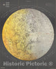 Historic Map : Moon Celestial Map, Mond. Moon. Lune. 1969 1969 , Vintage Wall Art