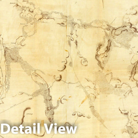 Historic Map : Part of the North Bank of the Rappahannock River. 1862 - Vintage Wall Art