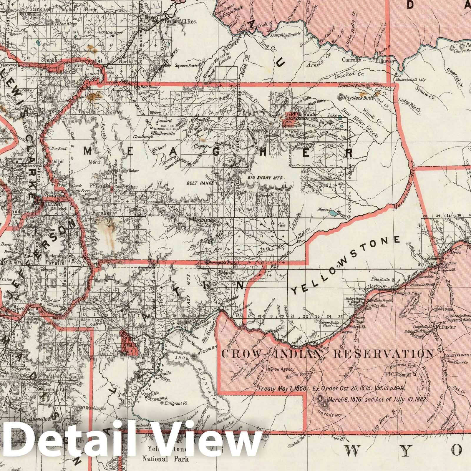 Historic Map - Department of The Interior General Land office Map - Mo ...