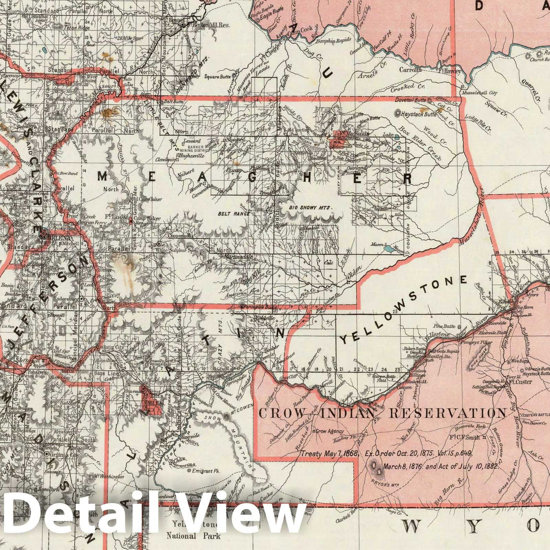Historic Map - Department of The Interior General Land office Map - Mo ...