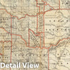 Historic Map : Pocket Map, Indian Territory. 1879 - Vintage Wall Art