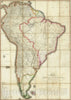 Historic Map : Mapa Geografico de America Meridional, 1799 - Vintage Wall Art
