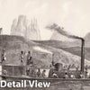 Historic Map : Exploration Book, Chimney Peak. 1861 - Vintage Wall Art