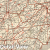 Historic Map : Railway Distance Map of the United States, 1934 v2