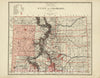 Historic Map : Department of The Interior General Land office Map - State of Colorado. 1881 1881 - Vintage Wall Art