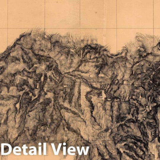 Historic Map : Sheet No. 3. Photo-Lithographic Copy of The Detailed Maps of The North West Boundary, 1866 - Vintage Wall Art