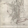 Historic Map : Chorographical Map of The Province of New-York, 1779 - Vintage Wall Art