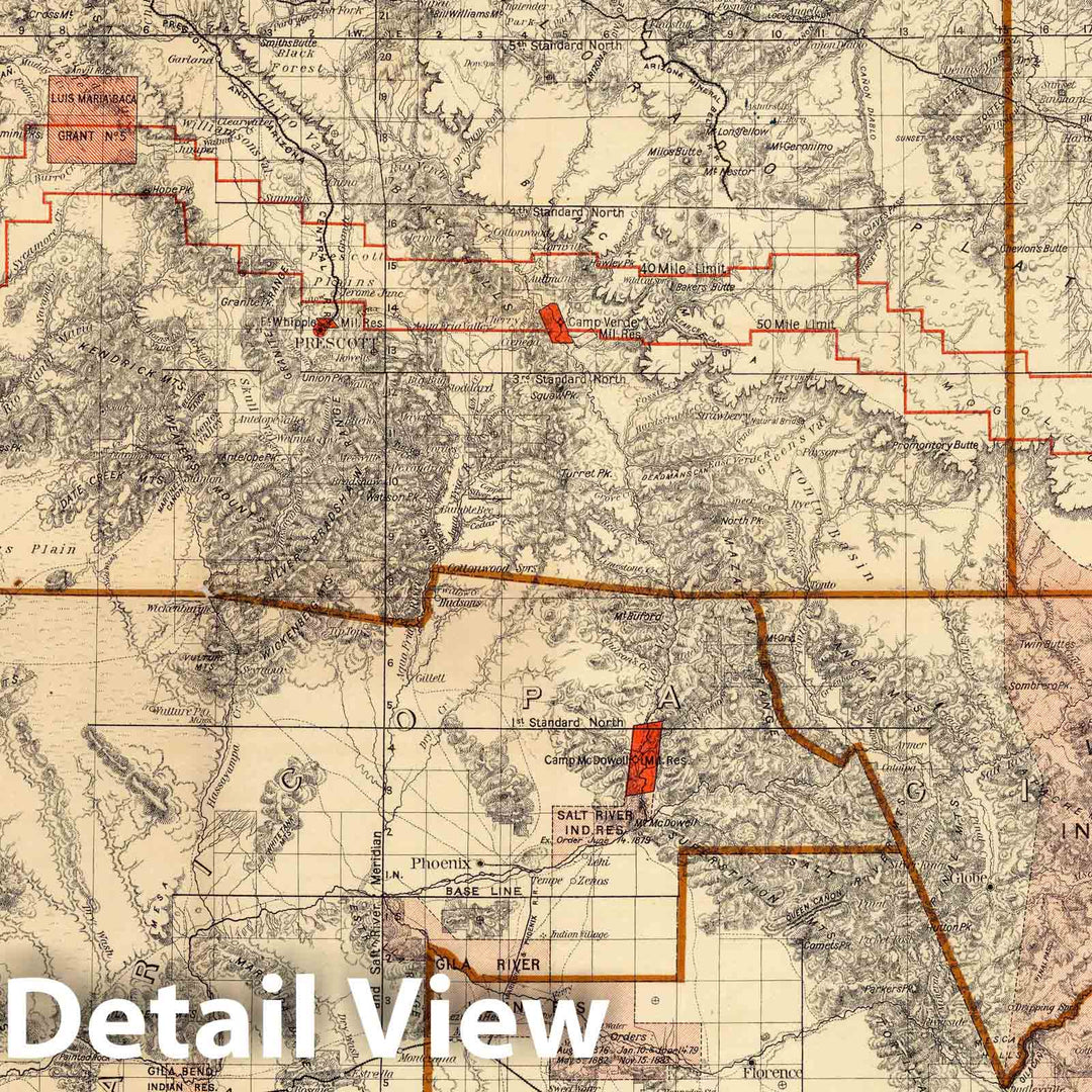 Historic Map : Department of The Interior General Land office Map - Te ...