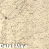 Historic Map : State Engineer's Map of Northern California, Northern California, Sacramento, El Dorado Counties (sheet 8) 1884 - Vintage Wall Art