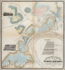 Historic Map : Bradys Bend, Armstrong County Pennsylvania 1850 - Vintage Wall Art