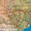 Historic Map : TTA, Trans Texas Airways System Map, 1965 - Vintage Wall Art
