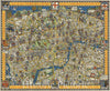 Historic Map : The Famous Wonderground Map of London Town, 1927 - Vintage Wall Art