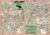 Historic Map : Germany , Berlin Germany, Pocket Map, Mitt Elite durch Berlin (and) Nach Potsdam -Sanssouci 1937 , Vintage Wall Art