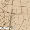 Historic Map : Survey Book, Part of the Parish of Darlington. Co. Durham 1857 - Vintage Wall Art