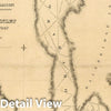 Historic Map : Admiralty Inlet, Washington. 1840 - Vintage Wall Art