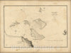 Historic Map : Chile, Wollaston Island, Tierra del Fuego, by the U.S.Ex.Ex. 1839. (Parc Nacional Cabo de Hornos, Chile). 1841 , Vintage Wall Art