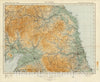 Historic Map : Sheet 1. The Border. 1921 - Vintage Wall Art