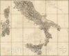 Historic Map : Composite Map: Map of South Italy and Adjacent Coasts, 1807 - Vintage Wall Art