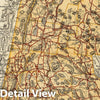 Historic Map - Railway and Highway Map of the Famous Berkshire Hills Region Showing Also Villages and Points of Interest From Official Records, 1883 - Vintage Wall Art