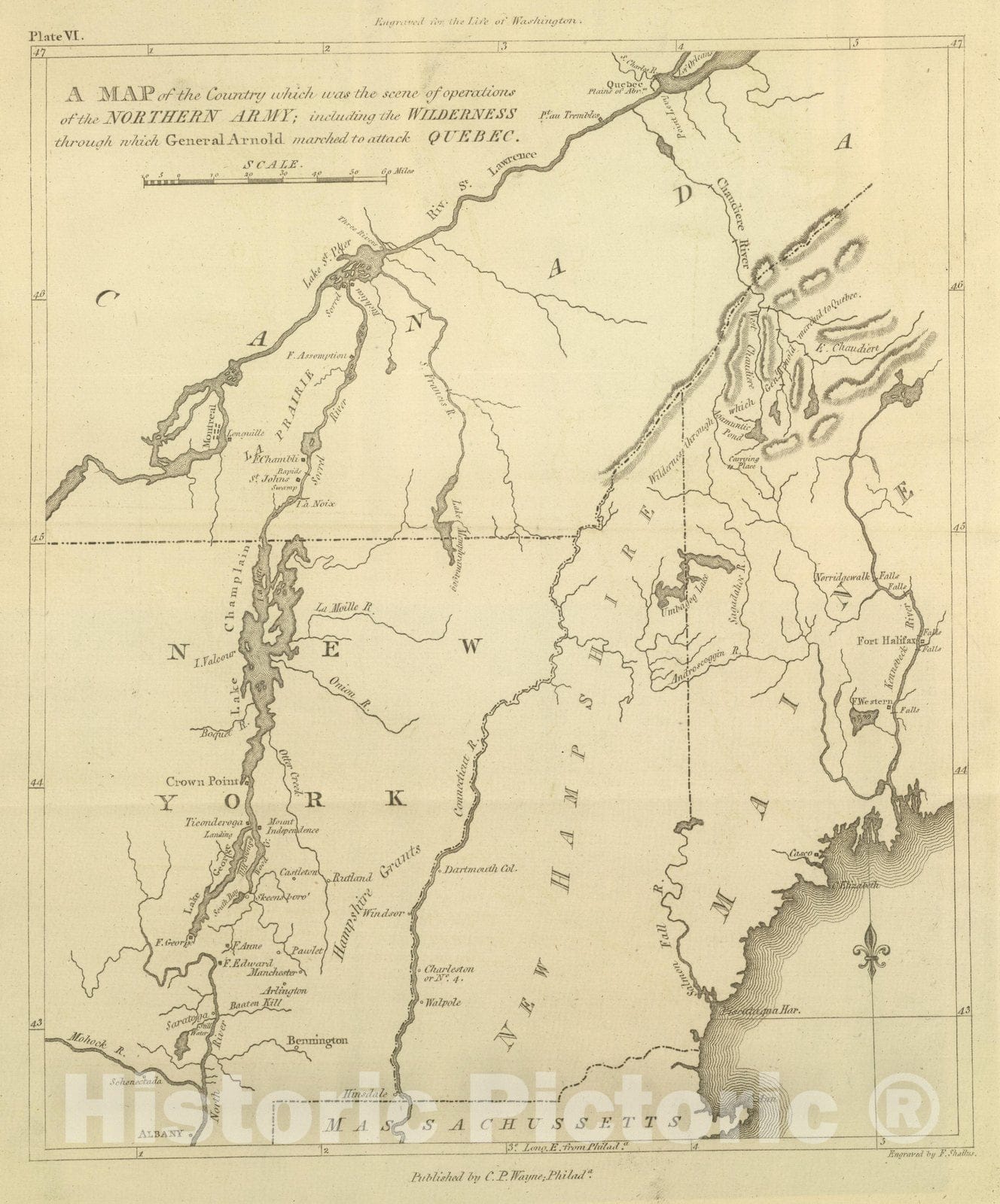 Historic Map : Historical Atlas Map, Scene of Operations of the Northern Army. 1807 - Vintage Wall Art